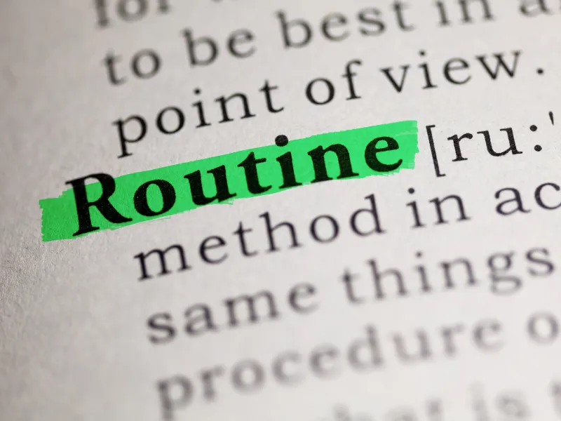 Setting up a guitar practice routine