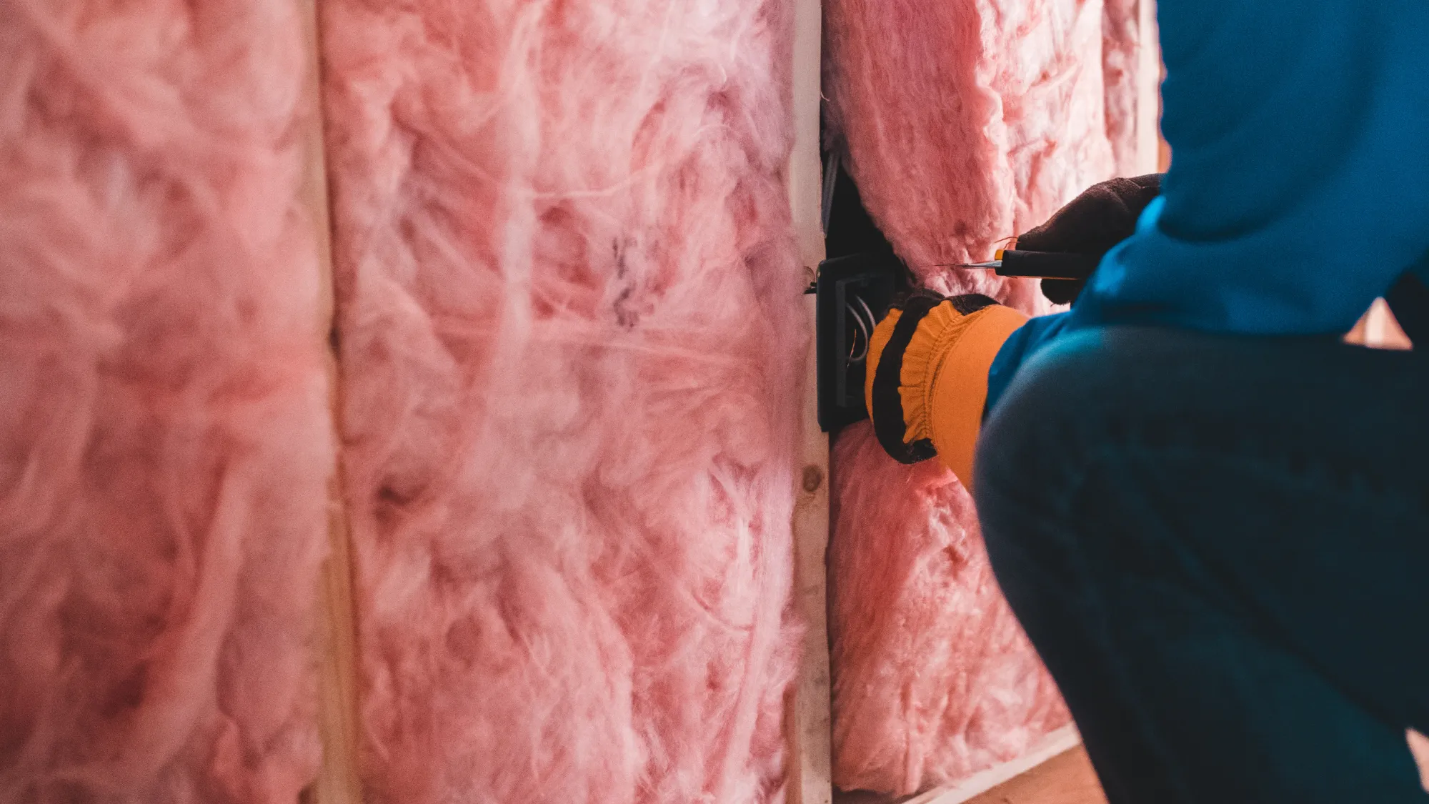 Acoustic panel wool insulation