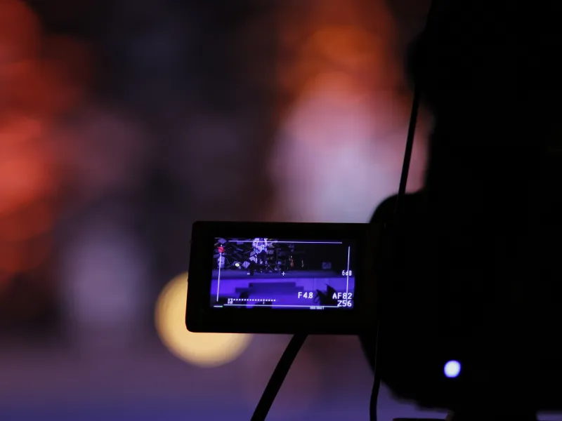 Lighting person
